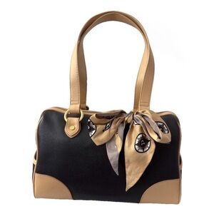 Parazul Coated Canvas & Leather with 100% Silk Scarf